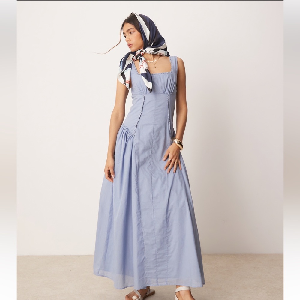 ASOS Light Blue Maxi Dress